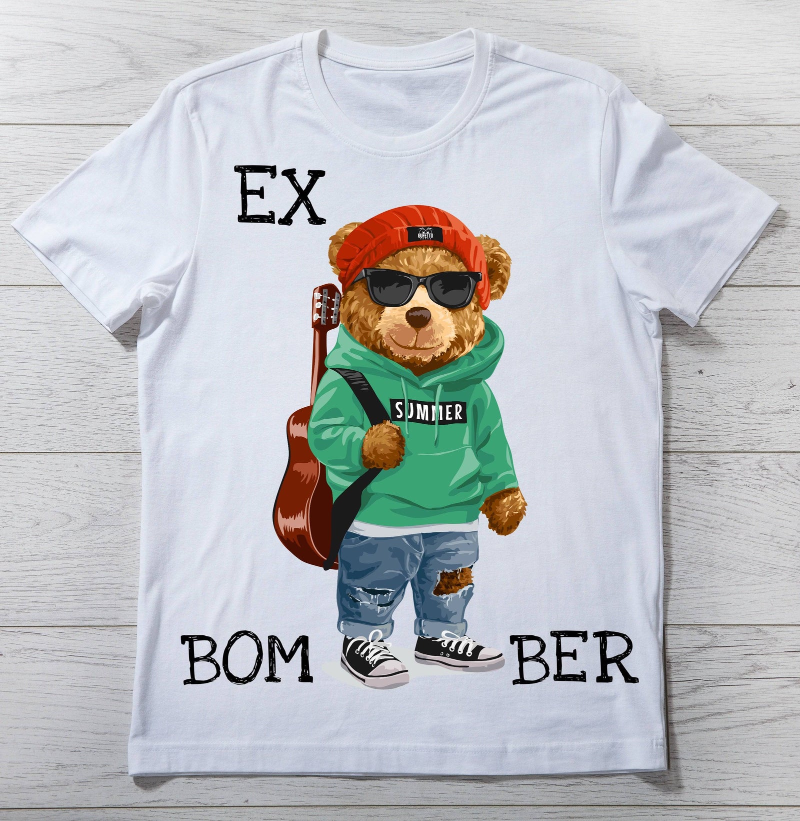 T-shirt Uomo EX BOMBER ( E8941 ) - Gufetto Brand 