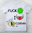 T-shirt Uomo FUCK ( W9514 ) - Gufetto Brand 