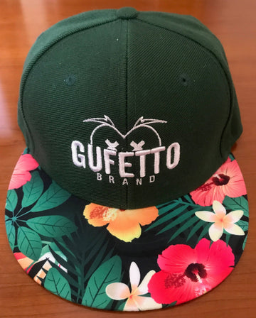 Cappello Gufetto Brand Green Flower