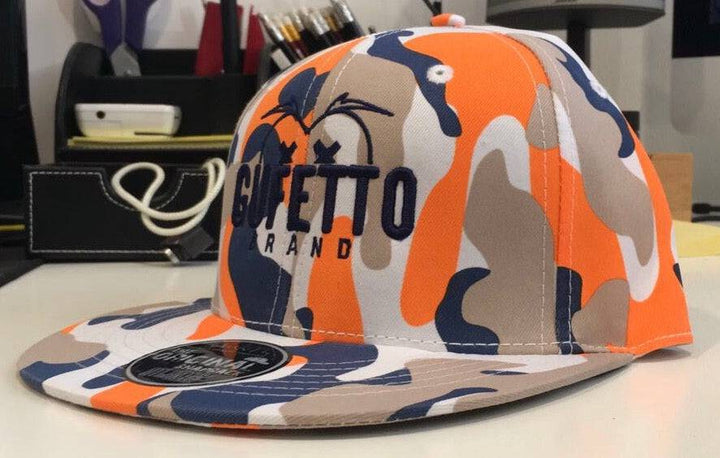 Cappello Gufetto Brand Navy Orange - Gufetto Brand 