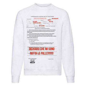 Felpa Classic Donna Autocertificazione Gufetta ( G74264 )