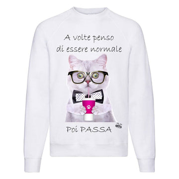 Felpa Classic Donna NORMALE CAT ( C4861 )