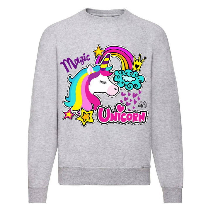 Felpa Classic Donna Psyco Unicorn ( X6104 ) - Gufetto Brand 