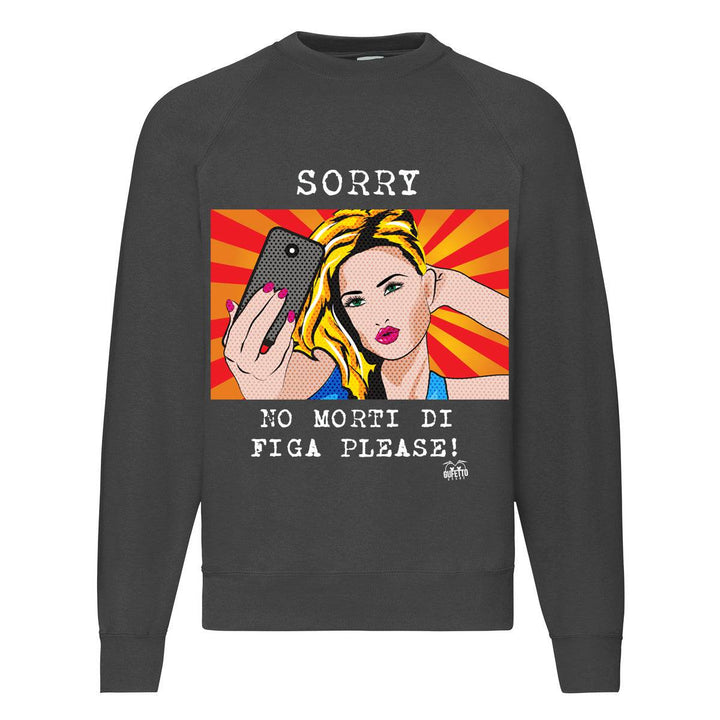 Felpa Classic Donna SORRY ( S4874 ) - Gufetto Brand 