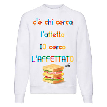 Felpa Classic  Uomo Donna AFFETTATO ( A5790 )