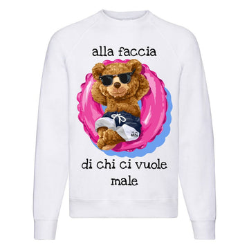 Felpa Classic  Uomo Donna Alla Faccia ( T7842 )