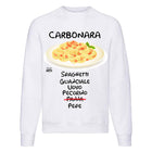 Felpa Classic  Uomo Donna Carbonara ( G7204 ) - Gufetto Brand 