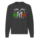 Felpa Classic  Uomo Donna Gufetto Brand Italy Limited Logo Ricamato ( J7320 ) - Gufetto Brand 