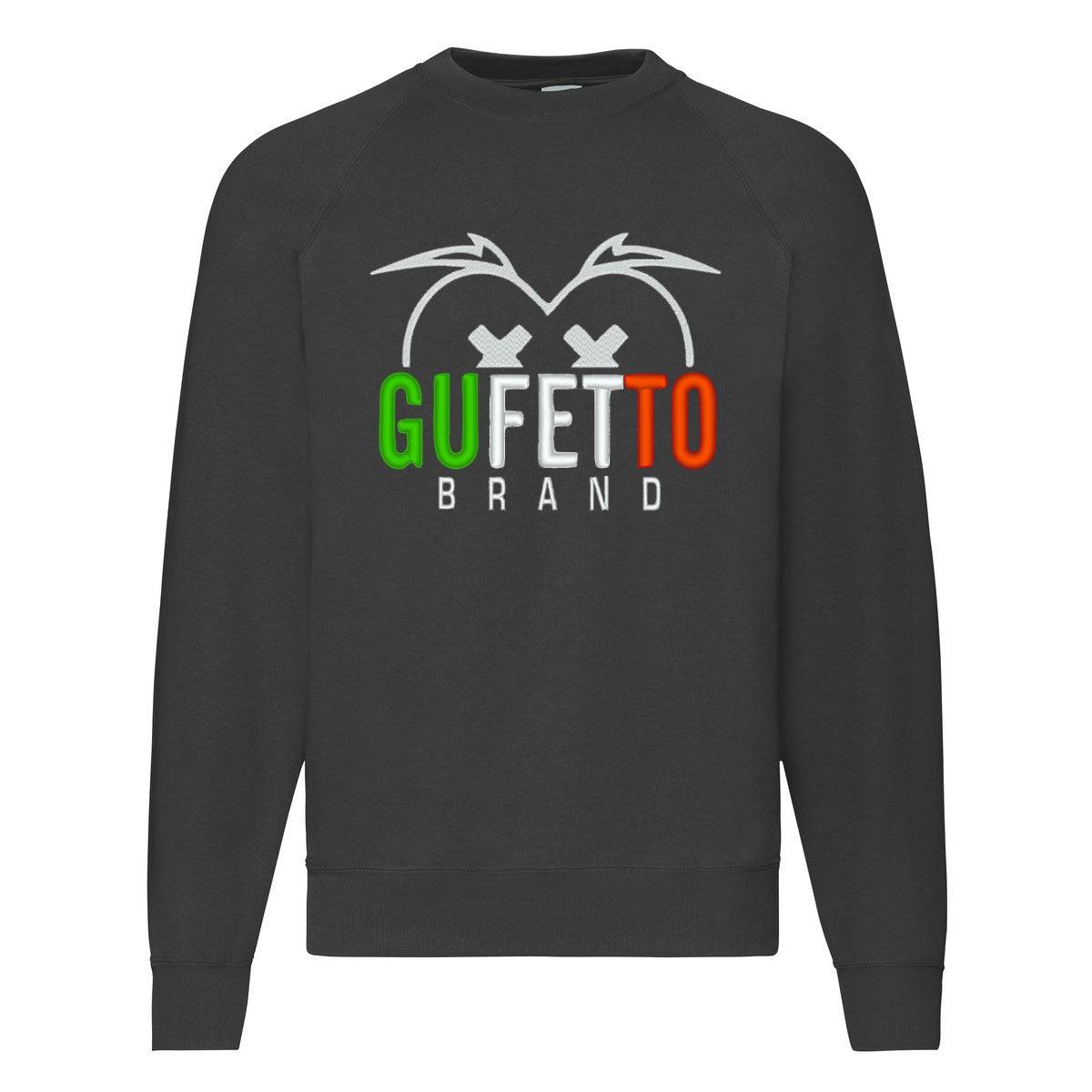 Felpa Classic  Uomo Donna Gufetto Brand Italy Limited Logo Ricamato ( J7320 ) - Gufetto Brand 