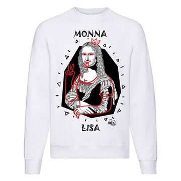 Felpa Classic  Uomo Donna MONNA LISA ( B5089 )