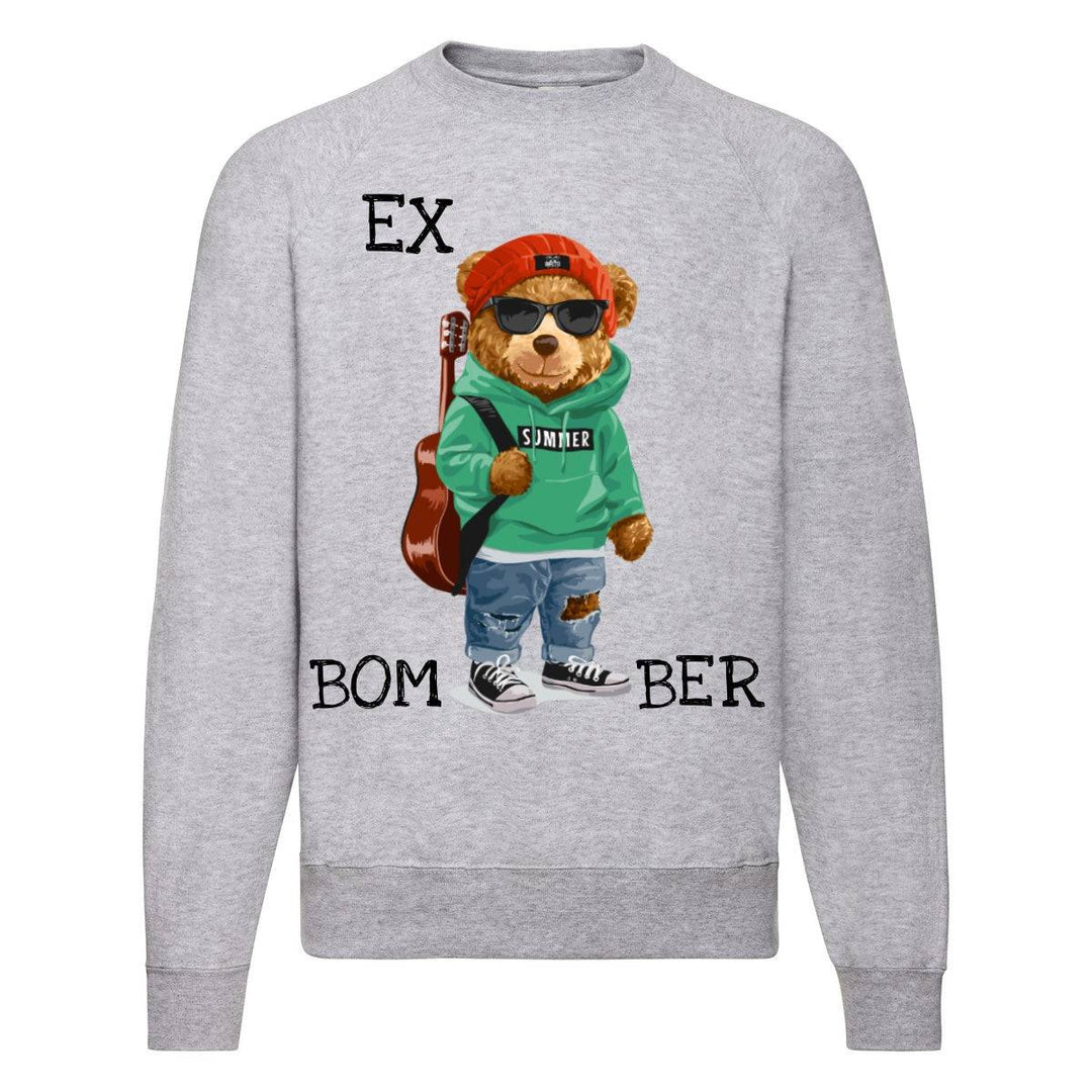 Felpa Classic Uomo EX BOMBER ( E8941 ) - Gufetto Brand 