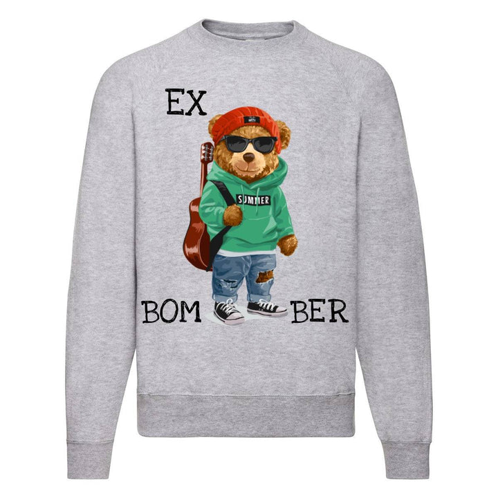 Felpa Classic Uomo EX BOMBER ( E8941 ) - Gufetto Brand 