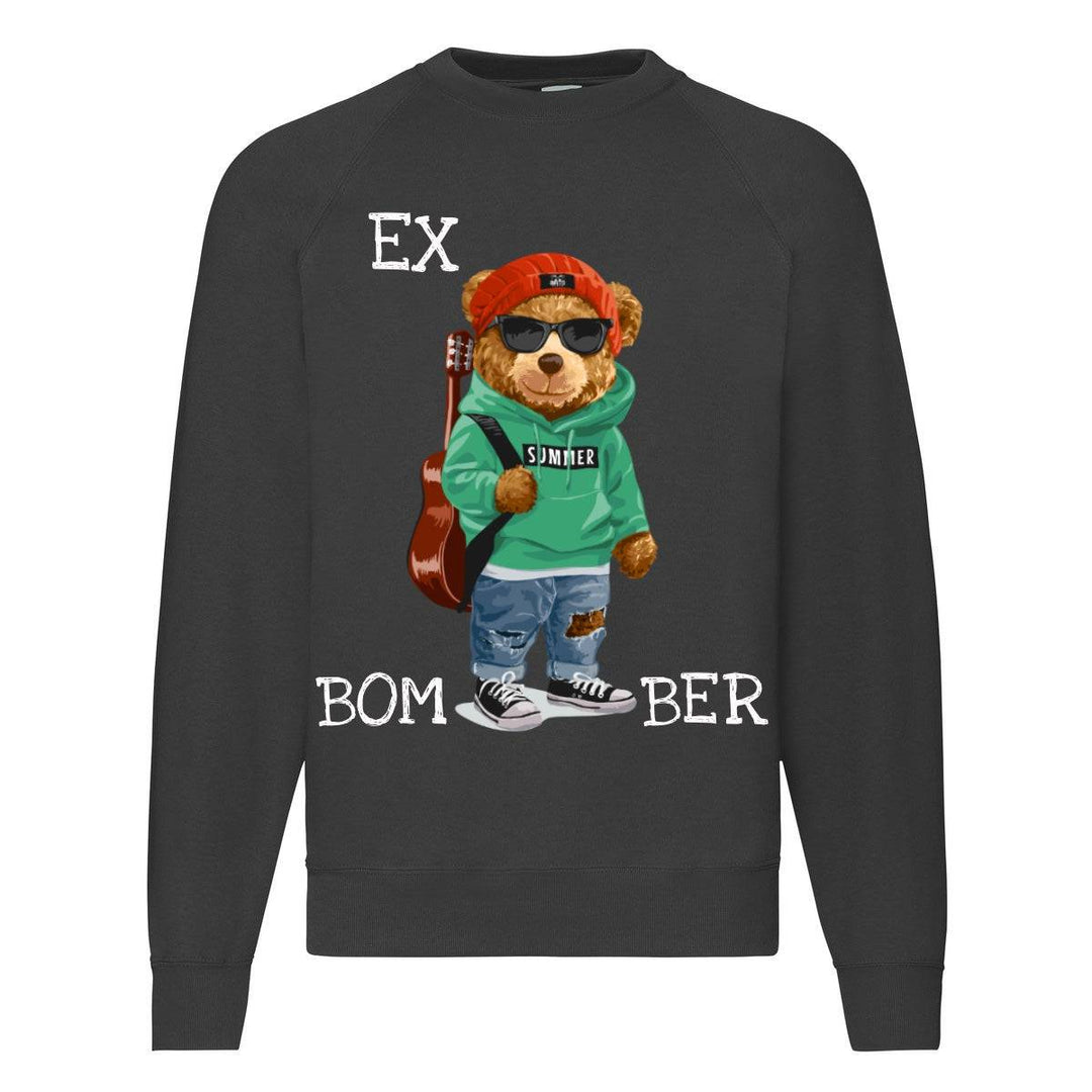 Felpa Classic Uomo EX BOMBER ( E8941 ) - Gufetto Brand 