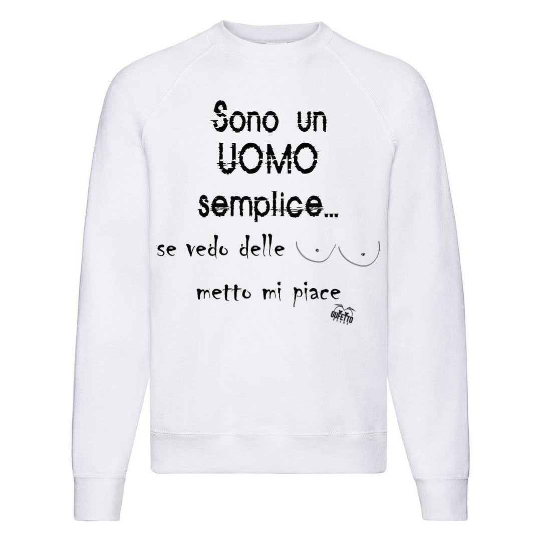 Felpa Classic Uomo UOMO ( U0319 ) - Gufetto Brand 