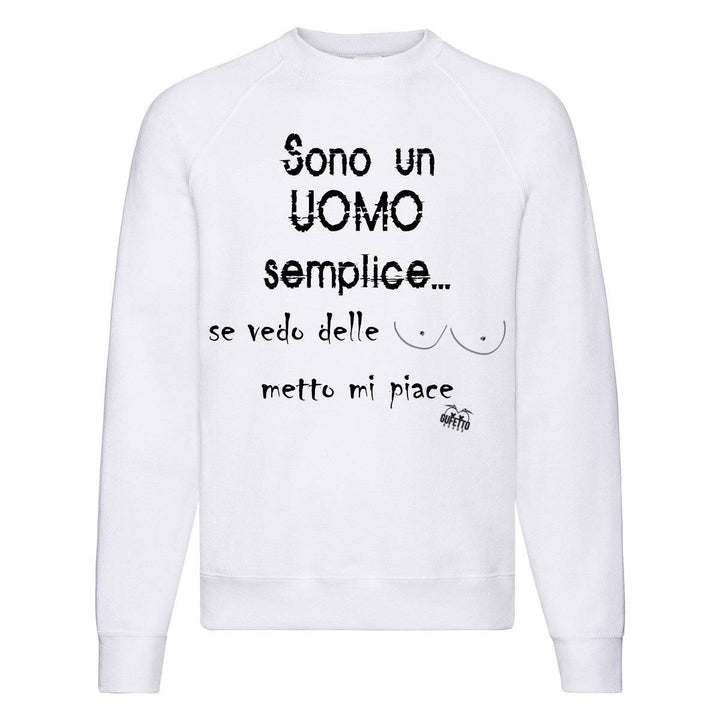 Felpa Classic Uomo UOMO ( U0319 ) - Gufetto Brand 