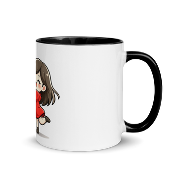 Tazza con interno colorato Cuori Magnetici F