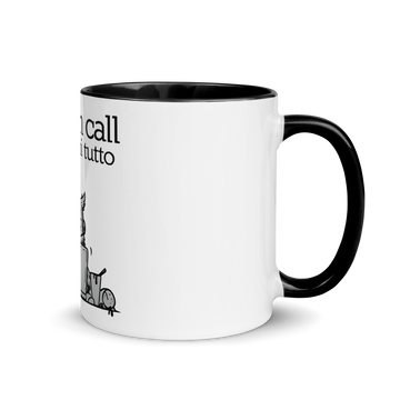 Tazza con interno colorato Call