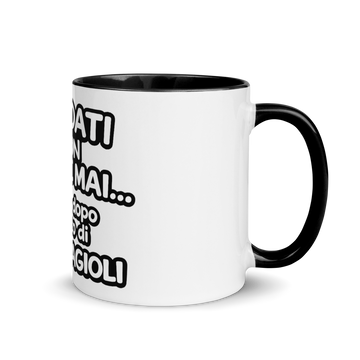 Tazza con interno colorato Pasta e Fagioli
