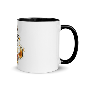 Tazza con interno colorato Bau