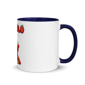 Tazza con interno colorato Fragolo