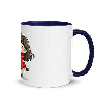 Tazza con interno colorato Cuori Magnetici F