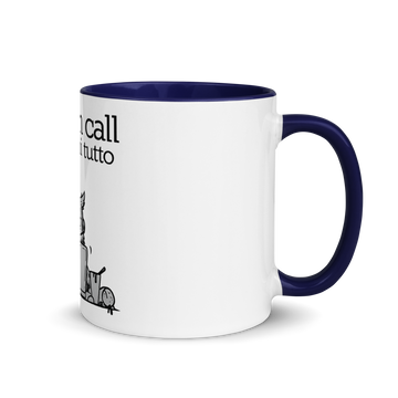 Tazza con interno colorato Call