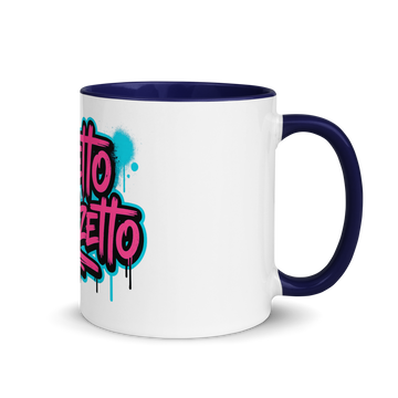 Tazza con interno colorato Gufetto Stronzetto