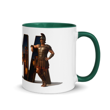 Tazza con interno colorato Roma