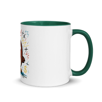 Tazza con interno colorato Gufetto Art.