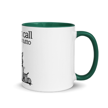Tazza con interno colorato Call