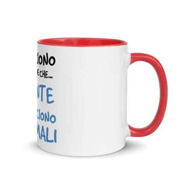 Tazza con interno colorato Mi Piacciono