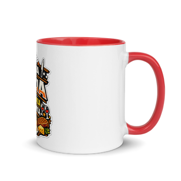 Tazza con interno colorato Pancia