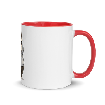 Tazza con interno colorato Cuori Magnetici M