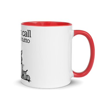 Tazza con interno colorato Call