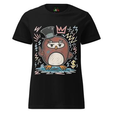 T-shirt morbida basic da donna Gufetto Art.