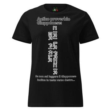 T-shirt morbida basic da donna Proverbio Giapponese