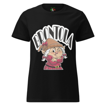 T-shirt morbida basic da donna Brontola