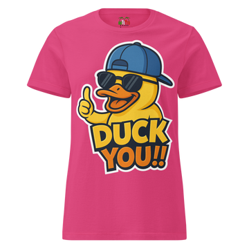 T-shirt morbida basic da donna DUCK YOU
