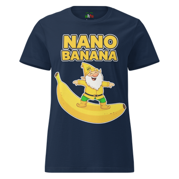 T-shirt morbida basic da donna Nano Banana
