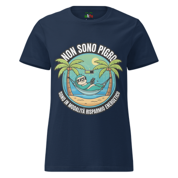 T-shirt morbida basic da donna Risparmio Energetico