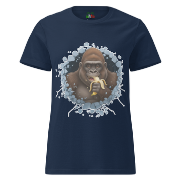 T-shirt morbida basic da donna Gorilla
