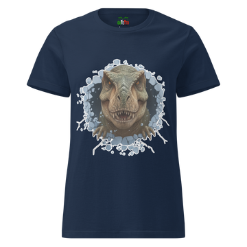 T-shirt morbida basic da donna T-Rex