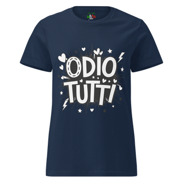 T-shirt morbida basic da donna Odio