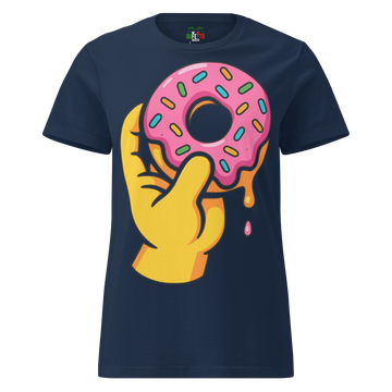 T-shirt morbida basic da donna Donuts