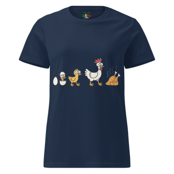 T-shirt morbida basic da donna Pollo