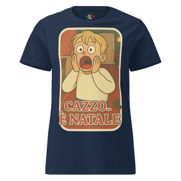 T-shirt morbida basic da donna E' Natale