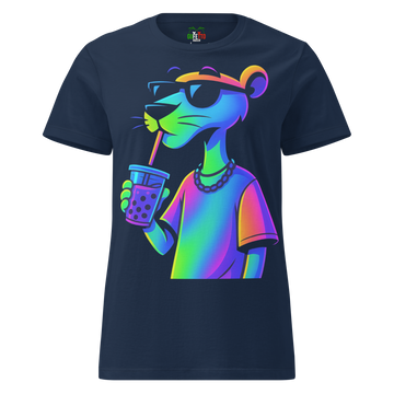T-shirt morbida basic da donna Panter