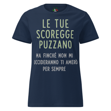 T-shirt morbida basic da donna Scoregge