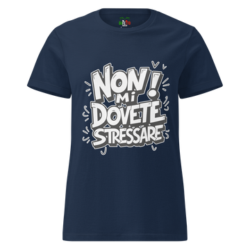 T-shirt morbida basic da donna Stressare