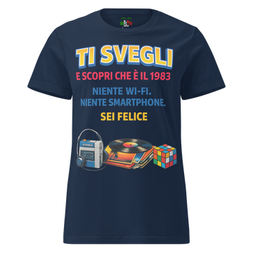 T-shirt morbida basic da donna 1983